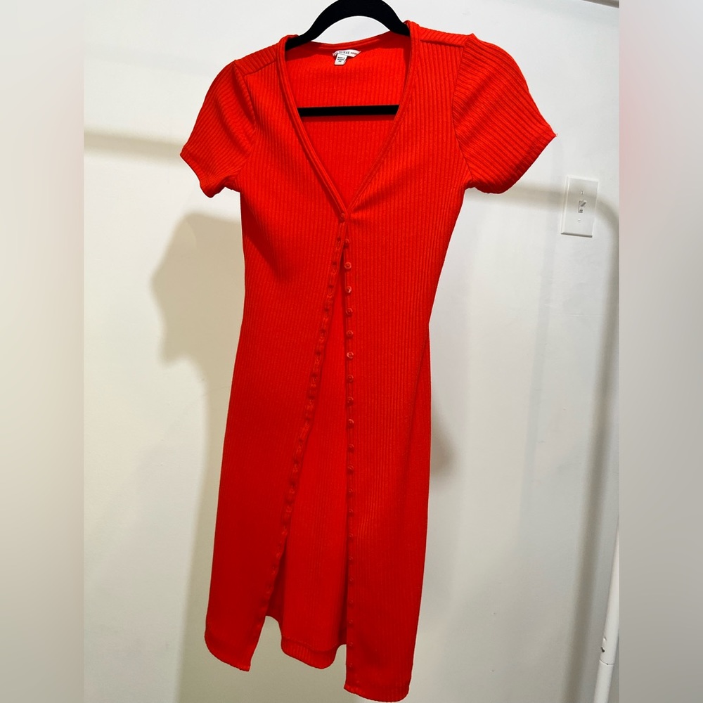 Guess red dress